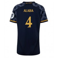 Fotbalové Dres Real Madrid David Alaba #4 Dámské Venkovní 2023-24 Krátký Rukáv